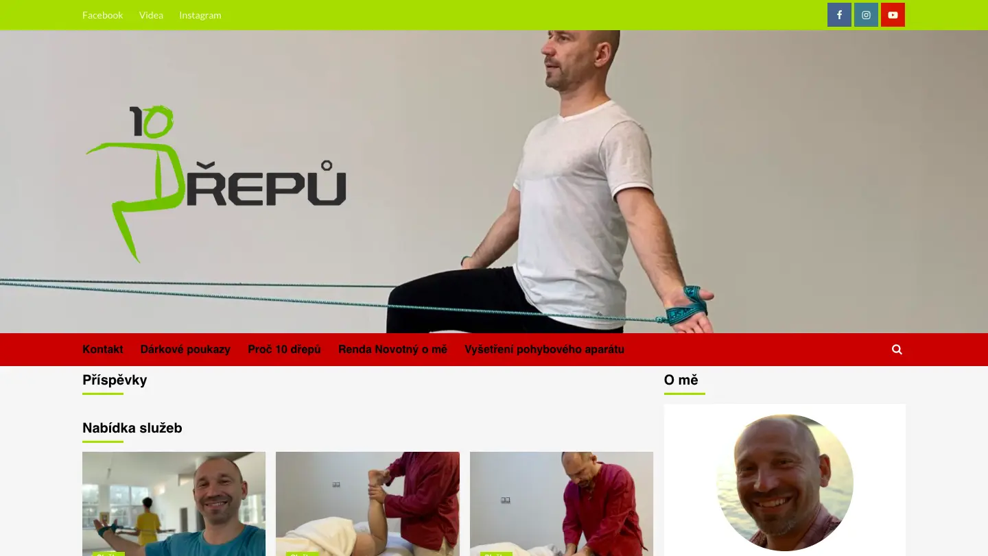 Náhled webu 10Drepu.cz