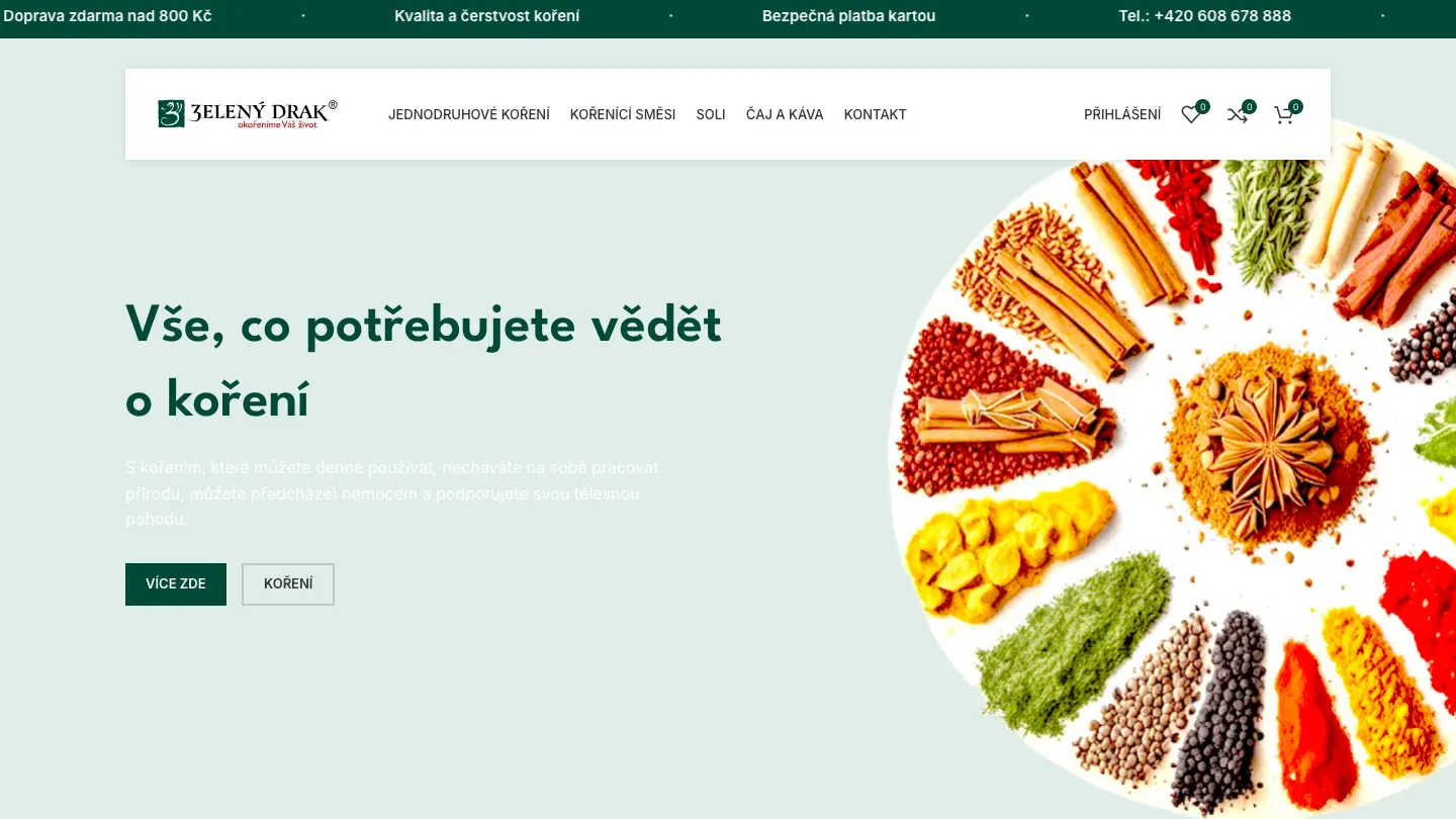 Náhled e-shopu oKoreni.cz