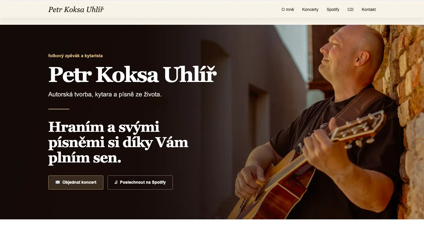 Náhled webu UhlirPetr.cz